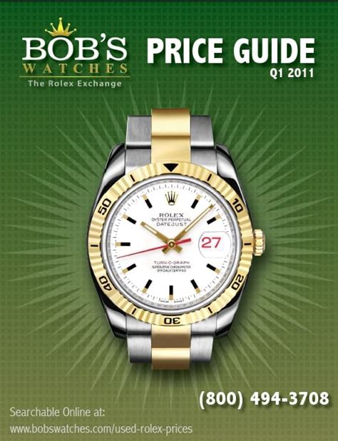 bob's rolex price guide.